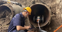 【市城市燃熱集團富泰熱力】引進管道檢測機器人  探索管網智能運維新路徑