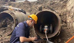 【市城市燃熱集團富泰熱力】引進管道檢測機器人  探索管網智能運維新路徑